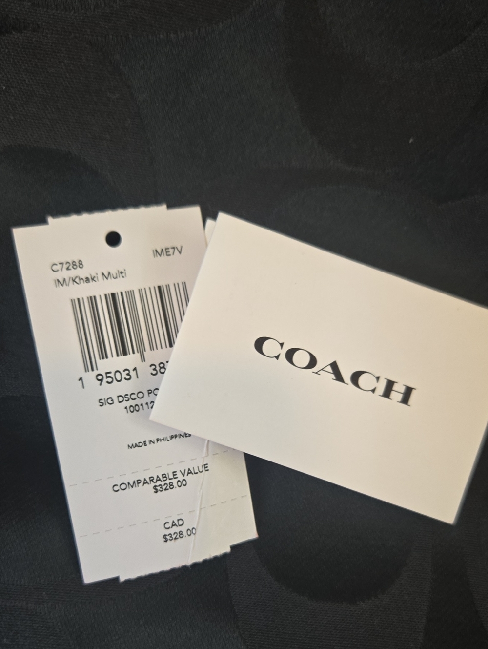 Coach Black Signature Hobo Shoulder Bag with Silver Hardware LIKE NEW CONDITION - Picture 2 of 10